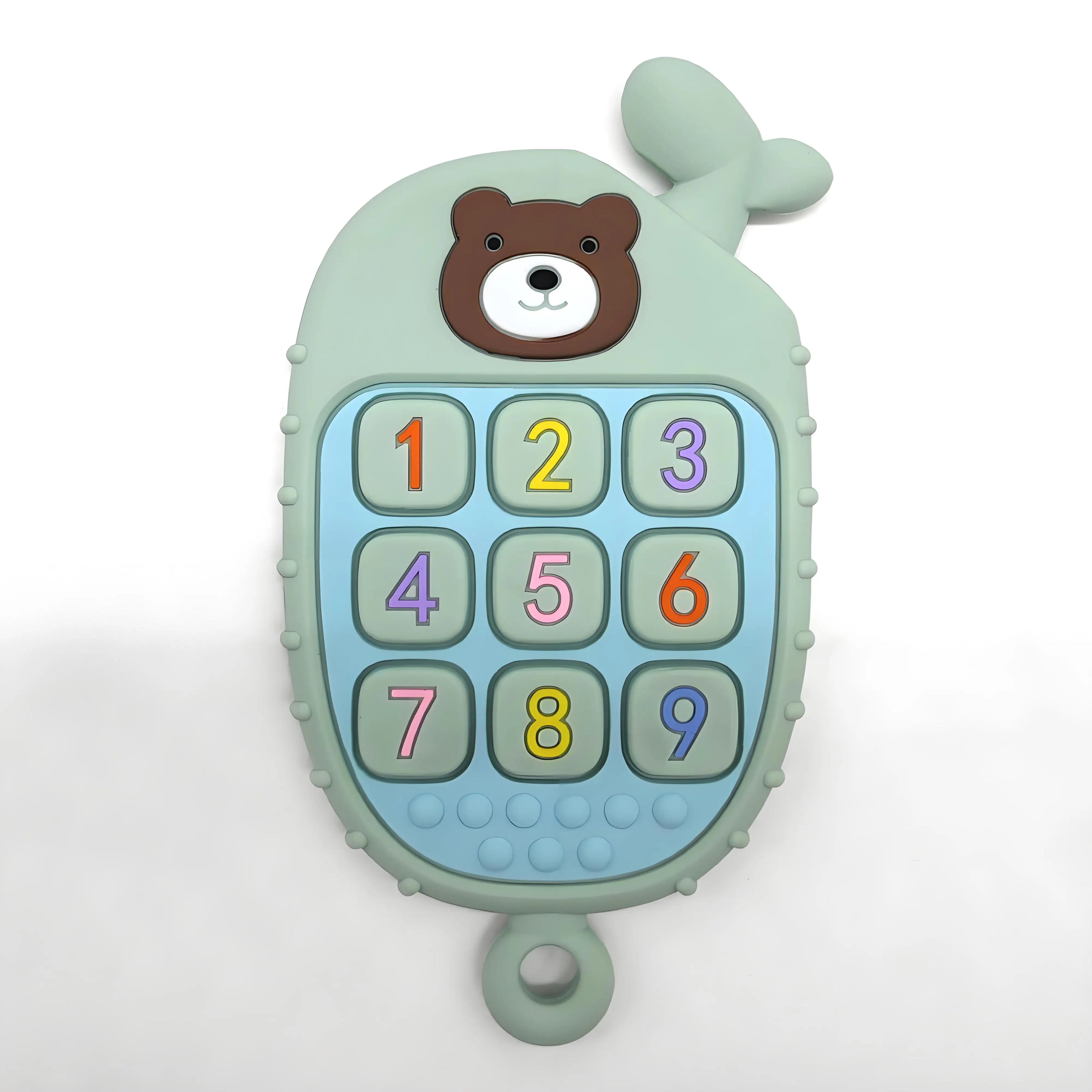 Montessori Baby Silicone Teether Toys Toddler Remote Control Boys Girls Gift Sensory Toys