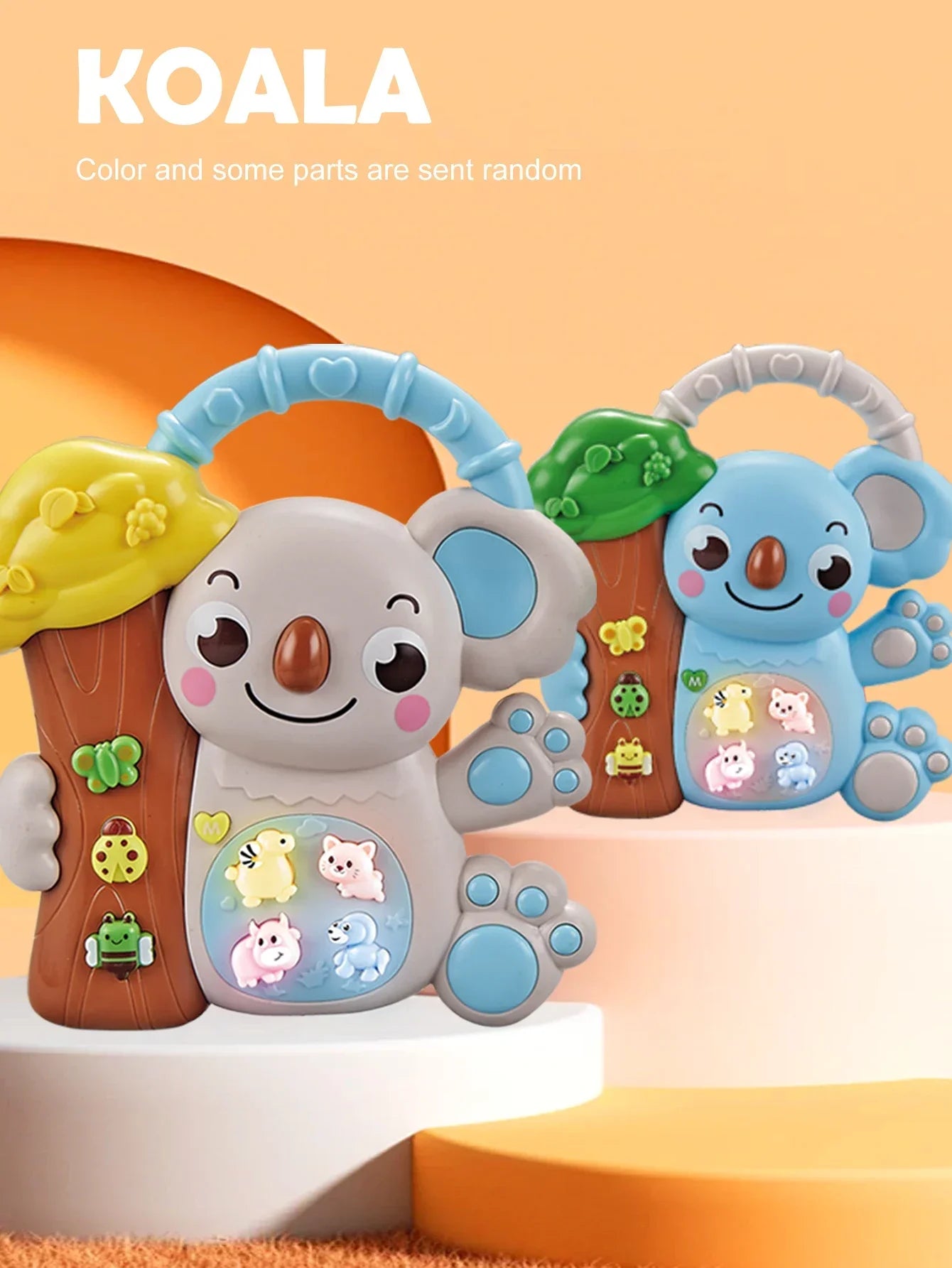 Toddlers Toys Electronic Keyboard Cartoon Lion Animal Baby Development Musical Toys Piano Early Education Toys 6 To 12 Months